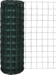  vidaXL Euro ogrodzenie, stalowe, 10 x 1,0 m, zielone