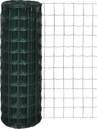 vidaXL Euro ogrodzenie, stalowe, 10 x 0,8 m, zielone