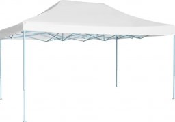  vidaXL Rozkładany namiot imprezowy, 3 x 4,5 m, biały