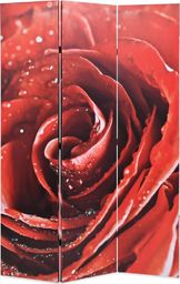 vidaXL Składany parawan czerwona róża 120x170 cm (245893)