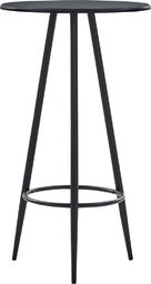  vidaXL Stolik barowy, czarny, 60 x 107,5 cm, MDF