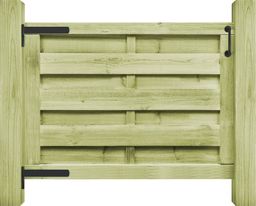  vidaXL Furtka ogrodowa, impregnowana sosna FSC, 100 x 75 cm, zielona
