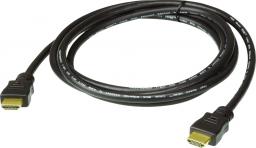 Kabel Aten HDMI - HDMI 2m czarny (2L-7D02H-1)