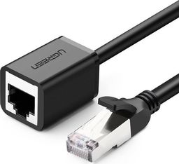  Ugreen Kabel sieciowy UGREEN przedłużacz Ethernet RJ45, Cat. 6, FTP, z metalową wtyczną 3m, (czarny)