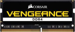 Pamięć do laptopa Corsair Vengeance, SODIMM, DDR4, 32 GB, 2666 MHz, CL18 (CMSX32GX4M1A2666C18)