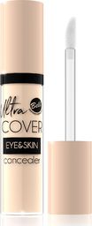  Bell Ultra Cover Eye & Skin  Korektor intensywnie kryjący w płynie 02 Light Sand 5g
