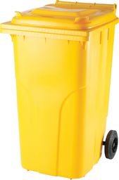  Europlast Pojemnik kubeł na odpady i śmieci ATESTY Europlast Austria - żółty 240L