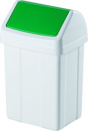 Kosz na śmieci Meva do segregacji uchylny 25L zielony (5045-2)