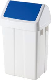 Kosz na śmieci Meva do segregacji uchylny 25L niebieski (5045-1)