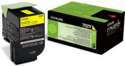 Toner Lexmark 70C20Y0 Yellow Oryginał  (70C20Y0)