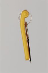  Staples DURABLE Zawieszka do kluczy KEY CLIP, żółty, opakowanie 6 szt.