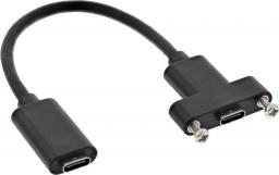 Adapter USB InLine USB-C - USB-C Czarny  (33441H)