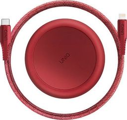 Kabel USB Uniq Lightning - USB-C 1.2 m Czerwony (UNIQ130RED)