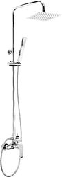 Zestaw prysznicowy Deante Hiacynt Deszczownica z baterią prysznicową chrom (NAC_01PM)