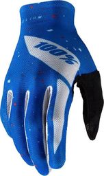  100% Rękawiczki 100% CELIUM Glove blue white roz. L (długość dłoni 193-200 mm) (NEW)