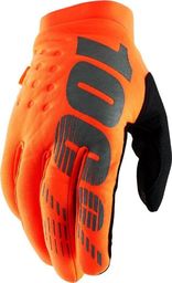  100% Rękawiczki 100% BRISKER Glove fluo orange black roz. L (długość dłoni 193-200 mm) (NEW)