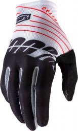  100% Rękawiczki 100% CELIUM Glove black white roz. L (długość dłoni 193-200 mm) (NEW)