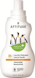 Attitude Płyn do prania, Skórka Cytrynowa (Citrus Zest), 35 prań, 1050 ml