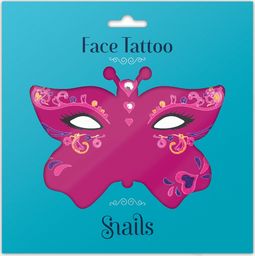  Snails Snails, Naklejka na twarz dla dzieci, Face Tattoo - Queen of Hearts
