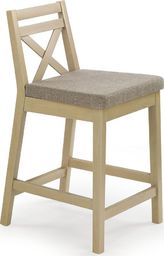  Elior Drewniane krzesło barowe Lidan - dąb sonoma