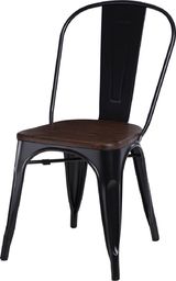  Elior Krzesło loftowe Kimmi 2X - czarne