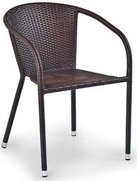  Elior Rattanowe krzesło ogrodowe Lukka - brązowe
