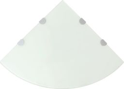  vidaXL Półka narożna 45cm biały (3051600)