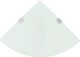 vidaXL Półka narożna 35cm biały (3051599)