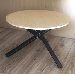  Elior Okrągły minimalistyczny stolik kawowy Inelo R8