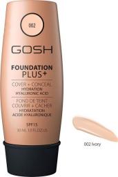  Gosh Foundation Plus+ 002 Ivory 30ml