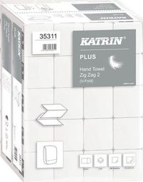 Katrin Ręcznik katrin plus zig zag 2 handy pack biały 2-warstwy 224mmx230mm 20/kar
