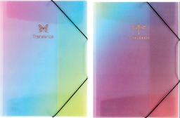 Panta Plast Teczka na gumkę A4 glitter rainbow mix 88304
