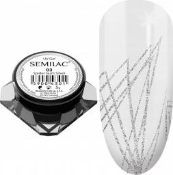  Semilac Semilac Żel do zdobień Spider Gum 03 Silver uniwersalny