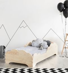  Elior Drewniane łóżko dziecięce Lexin 10X - 21 rozmiarów 90x150cm