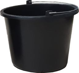 Polmer Wiadro budowlane 5L czarne z uchwytem