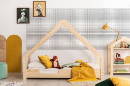  Elior Drewniane łóżko w formie domku Rosie 5S - 28 rozmiarów 90x190cm
