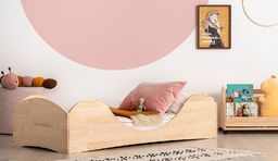  Elior Drewniane łóżko młodzieżowe Abbie 2X- 21 rozmiarów 60x120cm