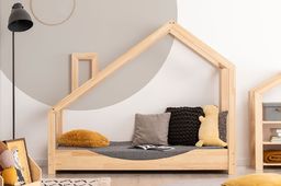  Elior Drewniane łóżko dziecięce domek Lumo 6X - 28 rozmiarów 90x140cm