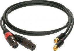 Kabel Klotz XLR - RCA (Cinch) 0.6m czarny