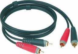 Kabel Klotz RCA (Cinch) x2 - RCA (Cinch) x2 2m czarny