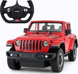 Lean Sport Auto R/C Jeep Wrangler Rubicon 1:14 Rastar RED