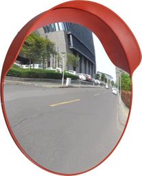  vidaXL Wypukłe lustro drogowe, 60 cm, pomarańczowy, plastik