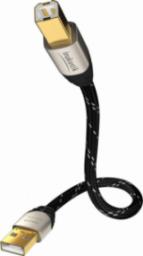 Kabel USB Inakustik USB-A - USB-B 1 m Czarny (00670001)