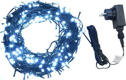 Dekoracja świąteczna vidaXL Sznur 600 lampek LED, IP44, 60 m, zimne białe światło