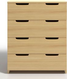  Elior Komoda drewniana z szufladami Laurell 5X - 7 kolorów Orzech