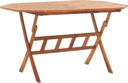 vidaXL składany stół ogrodowy, 135x85x75 cm, lite drewno akacjowe (46657)