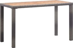  vidaXL stół ogrodowy, antracyt i brąz, 123x60x74 cm, drewno akacjowe (46451)