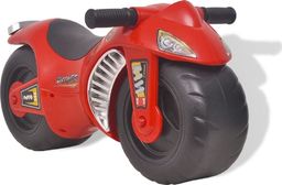  vidaXL Motocykl - jeździk, plastikowy, czerwony