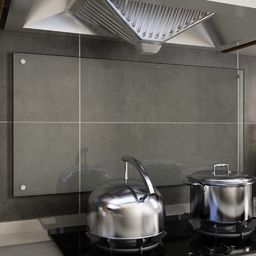  vidaXL Panel ochronny do kuchni, przezroczysty, 100x50 cm, szkło