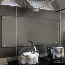  vidaXL Panel ochronny do kuchni, przezroczysty, 90x40 cm, szkło